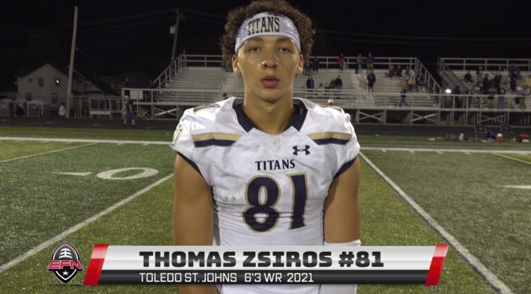 Thomas Zsiros Week 2 Game Highlights