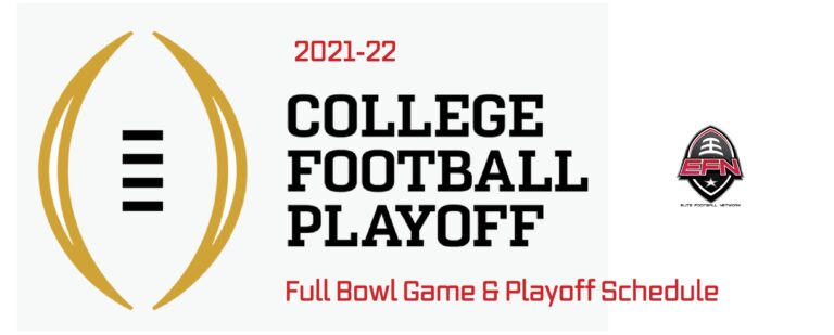 2021-22 College Football Bowl Game Schedule