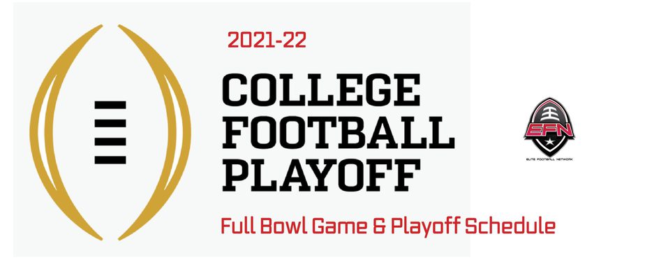 CFP and Bowl Game Schedule